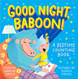 【Hello!Lucky】Good Night, Baboon!: A Bedtime Counting Book，晚安,狒狒!:一本睡前数数书