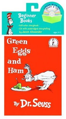 【Dr. Seuss】Book+CD Green Eggs and Ham ，【苏斯博士】书+CD·绿色鸡蛋和火腿