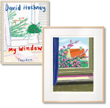 【Art Edition】David Hockney. My Window. Art D，大卫霍克尼,窗户 艺术品D