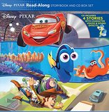 【Disney】Storybook+CD Pixar BoxSet，【迪士尼】故事书+CD套装·寻找多莉,玩具总动员,汽车总动员,头脑特工队