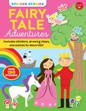 【Sticker Stories】Fairy Tale Adventures: Includes stickers, drawing steps, and scenes to decorate! ，【